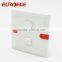 White ABS panel 2 gang 1way 2gang 2 way wall switch