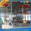 used home garage two cars use hydraulic double scissor lift table