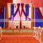 RP flexible Pipe and drape Telscopic poles wedding backdrop