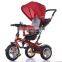 Multifunctional trike for kid / 3 in 1 stroller baby pram tricycle / baby tricyle stroller with push bar