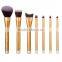 7pcs private label facial cleansing makeup cosmetic brush set face make up wholesale
