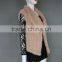 2016 fashion poncho knitted rabbit fur shawl