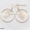 2015 New Design Colored Hoop Round Shaped Earrings In Stock