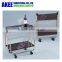 Folding Serving cart Foldable metal-tier serving trolley