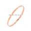 Memories Bangles With Customize Design Word 'SMILE' With 4mm/7mm Width