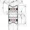 V groove track roller bearing LV204-58ZZ(RV204-58ZZ) guide wheel/guide roller bearing 20X58X25MM LV(RV) roller bearing