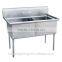 commercial stainless steel sink