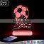 custom illusion kids 3d night light with 7colors table lamp gifts stars