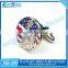 KINGHONG Silver Plated Jewelry Country Flag Cufflink