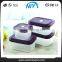 stackable plastic microwave lunch box with air outlet lid