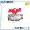 ART.1010 Full Port 3/4" BSP female Thread Turn to 3/4" BSP male Thread Brass Ball Valve with lever handle for water gas oil air