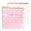 disposable pink square dot party paper napkin