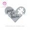 stainless steel floating locket plates floating locket pendant locket plate