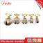 Wholesale 2.6" plated or painted color cow bell with cow print for cow and sheep