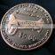 Hot selling 3D metal bronze coin