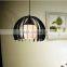 North Europe classic design metal bird nest outer shade and glass lamp shades for pendant lights for coffee bar and restaurant
