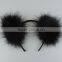 Hot Cosplay party dress cat ears hairband cat tail suit with feathers