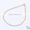 wholesale indian jewelry 316l stainless steel jewelry gold ankle chain new design anklet