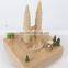 Twin Towers Wooden Gift Personalized Nature Music Box