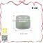 7ml skin care white screw on cap refillable matte glass Jar