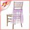 Fancy Wedding White Ruffled Organza Wholesale Cheap Chair Covers