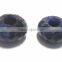 Natural Sodalite Faceted Handmade Roundel Big Hole Beads
