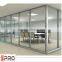 Custom aluminum frame office glass wall partitions
