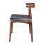 Antique solid wood design dining chair living room chair
