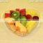 clear plastic box 300g heart shaped plastic fruit box