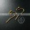 12*21mm brass gold plated kidney earrings hoop DIY jewelry findings supplies 1705042