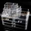 injection 6 drawer acrylic makeup organizer/countertop cosmetic display/container store acrylic makeup organizer