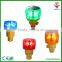 Red led solar flashing safety light used for foggy weather