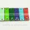 Fancy 2 Holes Square Oil Enameling Red, Blue, Purple, Green, Cyan Coconut Shell Button