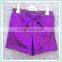 Boutique fashion baby girl purple sexy sequin shorts with ribbon bow sequin shorts wholesale girls children girls cute shorts