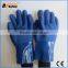 BSSAFETY blue PVC coated chemical gloves long oil resistant gloves