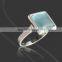 gemstone rings for anniversary for party high quality stainless steel