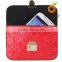 Cheap wholesale fashion high quality leather phone bag purse for Samsung brand