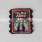 high quality personalized embroidery patch ployester textile patches in 9*10cm for clothing