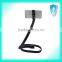 360 degree flexible funny cell phone holder for desk, car holder for mobile phone