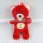 cheap custom bear shaped plush keychain