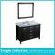 Tonghe Collection Espresso Bathroom Vanity Set Double Sink