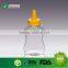With needle lid squeeze bottle customized logo Conical flask pet bottle wholesale special design honey jars