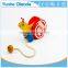 colorful Pull Along snail Wooden Toy as you pull they make a a fun baby