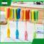 kitchen person shape plastic stand sponge long handle hanging water cup bottle clean cleaning brush