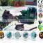 High press pressure extruder wood sawdust wood chip briquette making machine