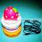 2015 hot selling birthday gift led touch light cake shape led touch light