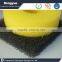Sponge Air Conditioning Filter Custom shape 30PPI black filter foam sponge with holes cut