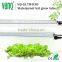 vanqled 30w led grow tube IP65 for indoor farm hydroponic with humidity,daisy-chain grow plant light