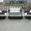 Outdoor garden plastic wicker sofa durable Synthetic rattan furniture