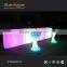 straight bar counter with LED lighting rectangle LED bar counter